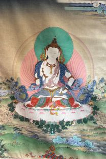 金剛薩埵 (布框印刷唐卡)	