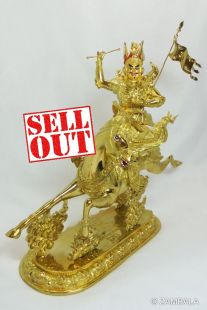 給薩爾王鍍金佛像