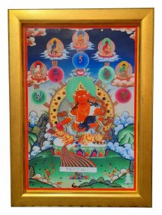 黃財神&五方佛牌匾